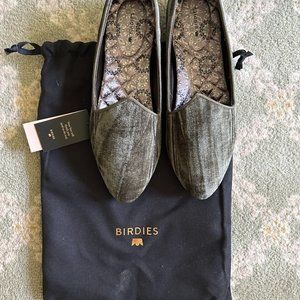 green velvet flats size 91/2